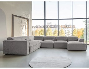 Colțar gri deschis (cu colț pe partea stângă /în formă de "U") Flex Felix – Miuform