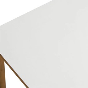 Masa copii Jerry alb - culoare lemn natural 50x50x43cm