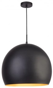 Lustra / Pendul design modern 40cm Domas negru 3039BK SRT