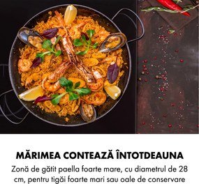 Klarstein Delicatessa 3, plită cu inducție, 3 zone, 5800W, ceramică de sticlă, negru