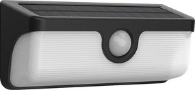 Aplică solară de perete LED cu senzor LINK LED/5W/3,7V 2000 mAh IP65 neagră