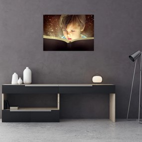 Tablou pe sticlă - Magia poveștii (70x50 cm)