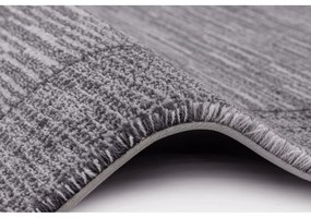 Covor gri închis din lână 200x300 cm Linea – Agnella