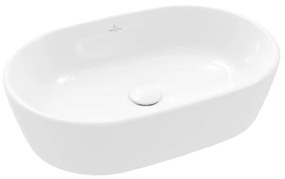 Lavoar pe blat Villeroy&Boch Architectura oval finisaj alb lucios 60 cm