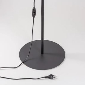 Brilagi - Lampă de podea VULCANO 3xG9/8W/230V negru/fumuriu