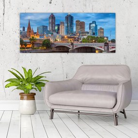 Tablou cu orașul Melbourne (120x50 cm), în 40 de alte dimensiuni noi