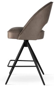 Scaun de bar rotativ Ponte Supreme Twist L 70 cm