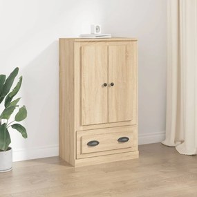 vidaXL Dulap înalt, stejar sonoma, 60x35,5x103,5 cm, lemn prelucrat
