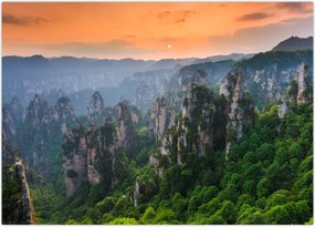 Tablou - Parcul forestier național Zhangjiajie (70x50 cm)