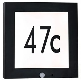 Număr de casă cu senzor LED/9W IP44 230V Paulmann 94254