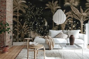 Tapet Magnolia Jungle, Black, Rebel Walls