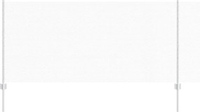 vidaXL Gard cu Stâlp Argintiu 1 x 25 m Oțel