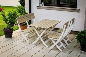 Set mobilier gradina pliabil Margharita Pastel, 110 cm, pastel