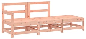 825525 vidaXL Set mobilier de grădină, 3 piese, lemn masiv douglas