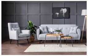 Set canapea fotoliu Aryanna (Gri). 1101491