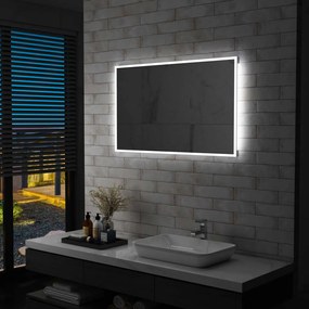 Oglinda cu LED pentru perete de baie, 100 x 60 cm 1, 100 x 60 cm