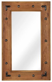 vidaXL Oglindă, lemn masiv de salcâm, 50 x 80 cm