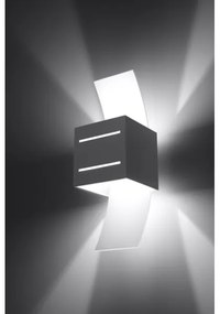 Aplică perete LORETO 1xG9/40W/230V gri