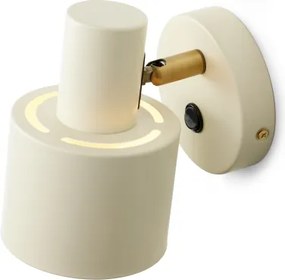 Halo Design 746873 - Aplica de perete tip spot VOGUE, 1xE27/40W/230V, crem/alamă