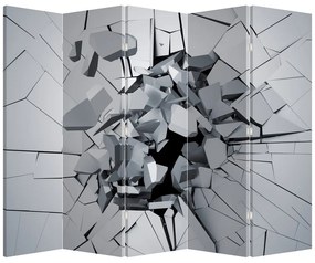 Paravan - Abstracție 3D (210x170 cm)
