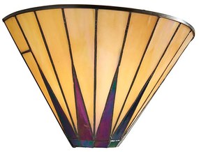 Endon 64046 - Aplică de perete Tiffany DARK STAR, 1xE14/40W/230V
