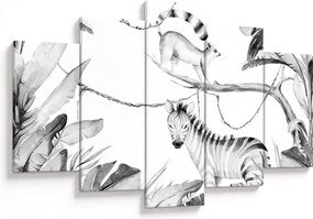 Tablou - Acuarelă Jungla (150x105 cm)