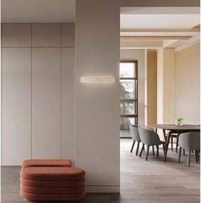 Aplica de perete LED din travertin natural ALYSSA
