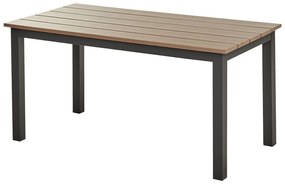 Set mobilier de grădină Mesza (Negru + bej). 1081375