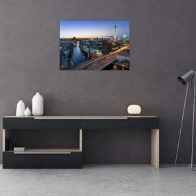 Tablou pe sticlă cu Berlin (70x50 cm)