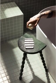 Săpunieră argintie din oțel inoxidabil Olbi – noo.ma