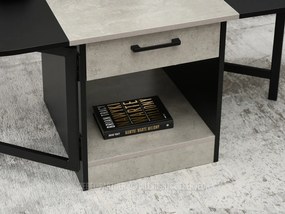 Măsuță de cafea Espana (beton + negru). 1111603