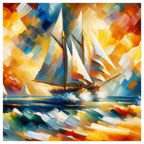 Tablou călătorie marină colorată