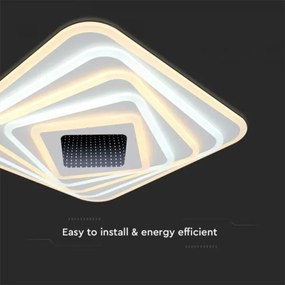 Plafonieră LED dimabilă LED/150W/230V 3000-6500K + telecomandă