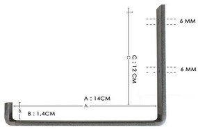 Raft Lam008 Black and Oak