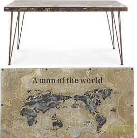 Masa desing industria style ATLANTIDE 160X90 0740252 BZ