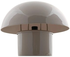 Veioză gri cu abajur din metal (înălțime 25 cm) Fat Mushroom – Leitmotiv