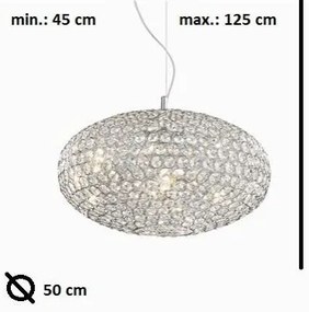 Pendul diametru 50 cm cristal Venezian ORION SP8 066387