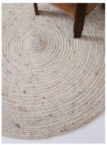 Covor pentru copii crem ø 110 cm Neethu Avoine – Nattiot
