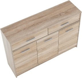 comoda 3D2S, stejar sonoma, TEYO
