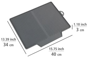 Wenko Suport de scurgere Nelia Maxi, 40 × 35 cm, L