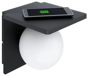 Eglo 98265 - Aplica de perete CIGLIE cu încărcare wireless 1xE14/40W/230V
