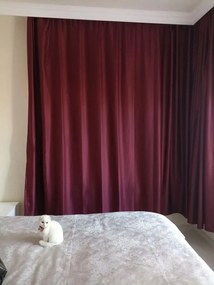 Perdea  Blackout opaca bordo,50x260 cm,50021