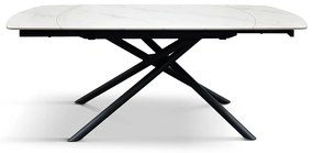 Masa ceramica extensibila Rotativa White120 x 88 x h 76 cm