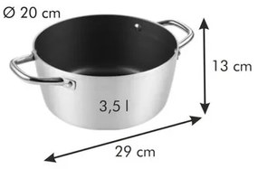 Tescoma Oală GrandCHEF 20 cm, 3,5 l