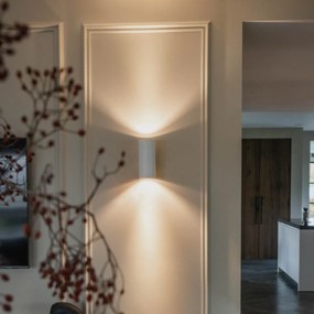 Aplică de perete de design alb rotundă - Sab