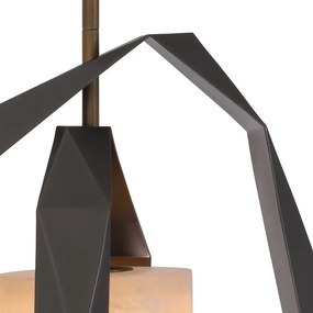 Lustra dimabila suspendata design LUX Santos Double, gunmetal 115372 HZ