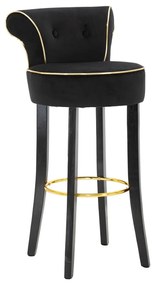 Scaun de bar albastru din catifea 96 cm Luxy – Mauro Ferretti