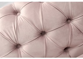 Canapea cu 2-locuri de lux, roz învechit, la comandă, NIKOL 2 ML