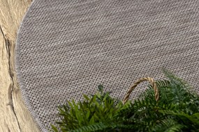 Covor SISAL SION cerc A5165A Melanj țesute plate bej