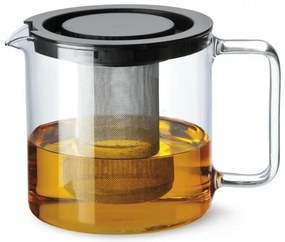 Ceainic din sticlă cu filtru din oțelinoxidabil Simax From, 1,3 l